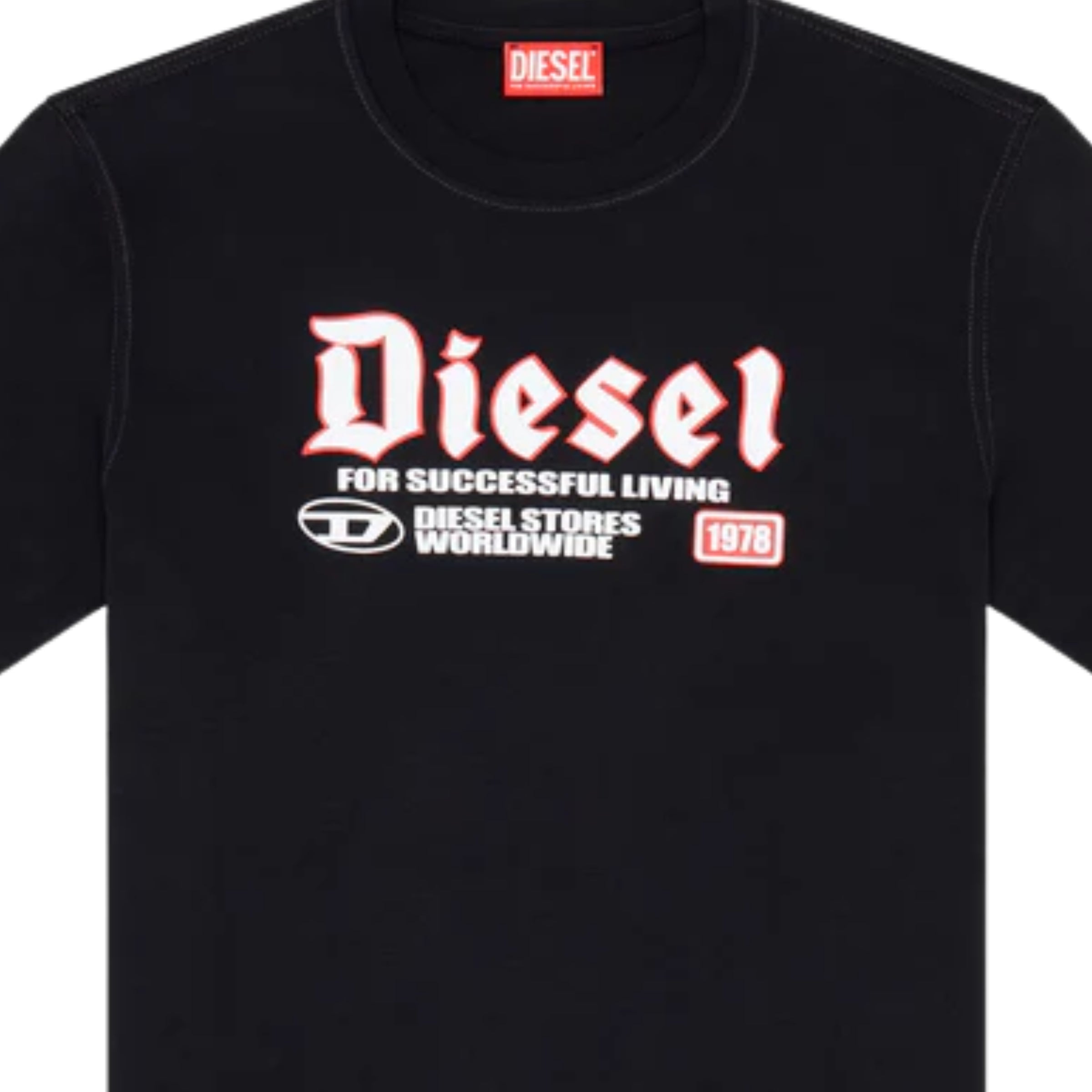 Diesel T-Shirt T-Adjust K1 Logo Black
